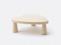 Mesa de centro madera nogal doble nivel 100x55x42 cm - nogal - diseño funcional salón