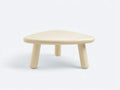 Mesa de centro redonda piedra travertino beige 80x80x38 cm - beige - diseño minimalista salón